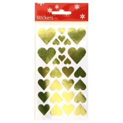 Clearance AB Alrik Hedlund Stickershjerter Guld