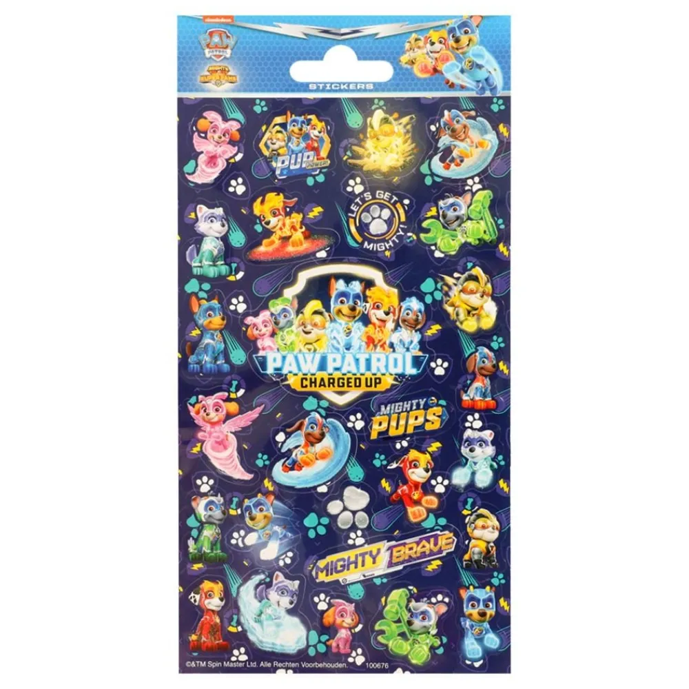 Hisab/Joker Company AB Stickers PAW Patrol Mighty Pups - Festtilbehør|Hobby & Fritid
