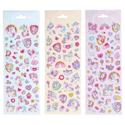 Hisab/Joker Company AB Stickers Unicorn - Festtilbehør|Hobby & Fritid