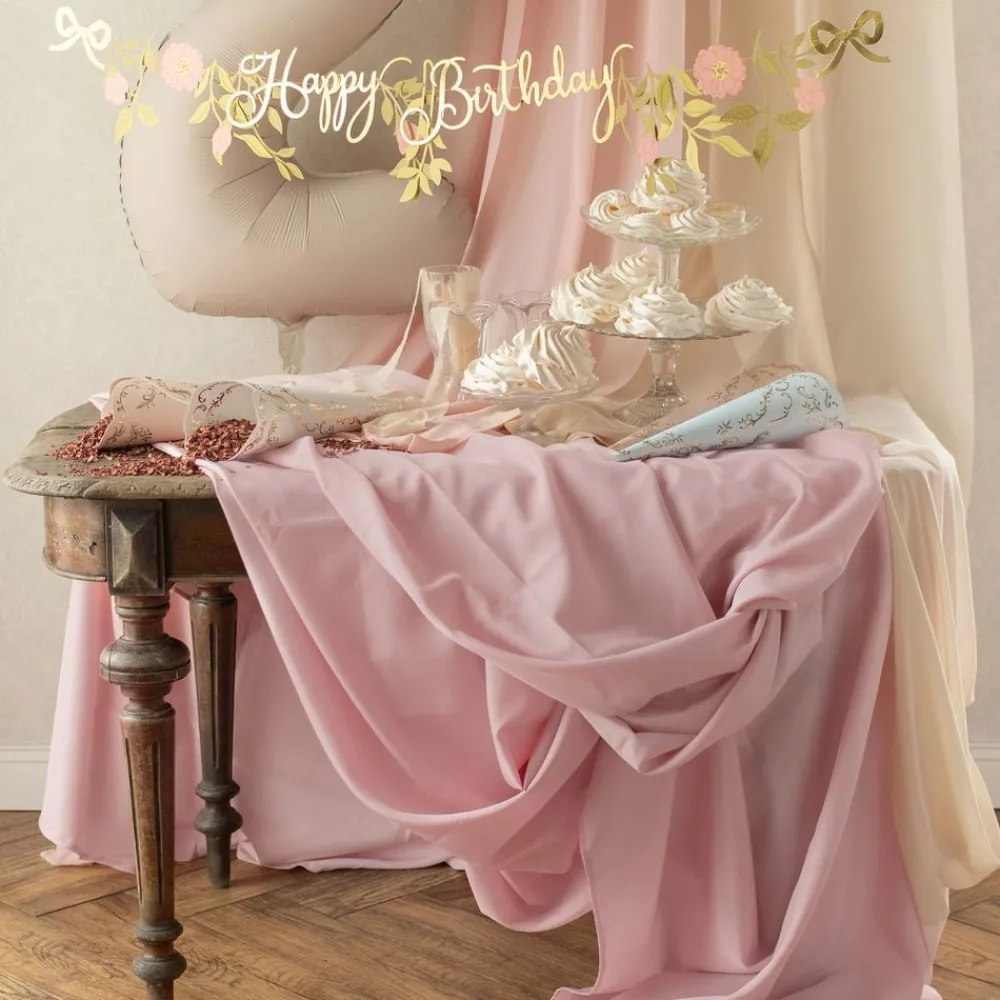 PartyDeco sp. z o.o. Stofdug Dusty Pink