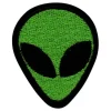 Online Märkbar AB Stofmærke Alien Hoved