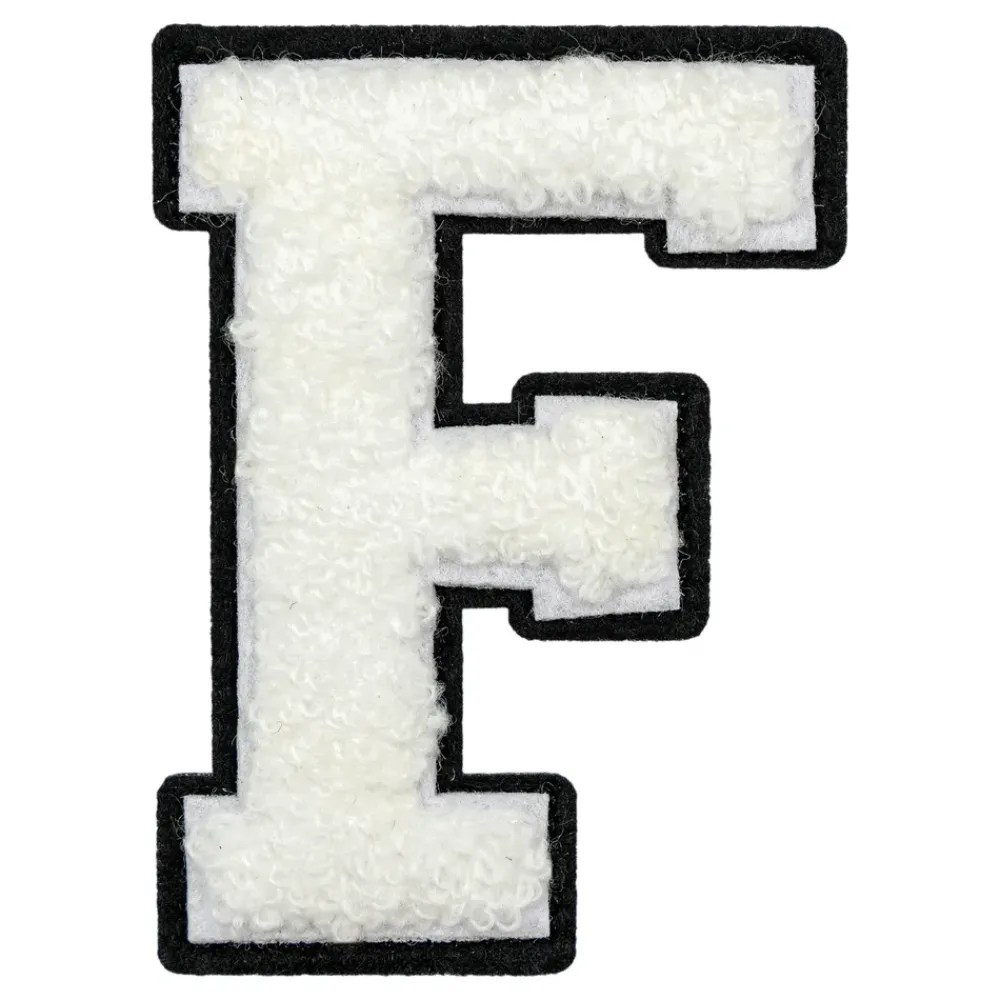 Partyking AB Stofmærke Bogstaver Hvid - Accessories|Hobby & Fritid