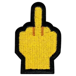 Märkbar AB Stofmærke Emoji Middle Finger - Accessories
