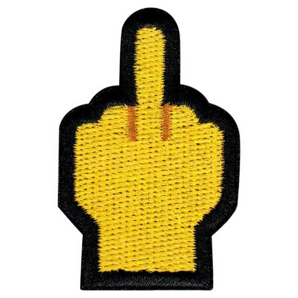 Märkbar AB Stofmærke Emoji Middle Finger - Accessories