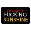 New Märkbar AB Stofmærke I'm a Ray of Fucking Sunshine