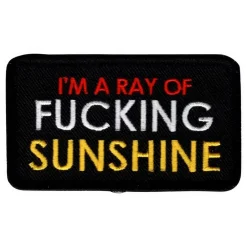 New Märkbar AB Stofmærke I'm a Ray of Fucking Sunshine