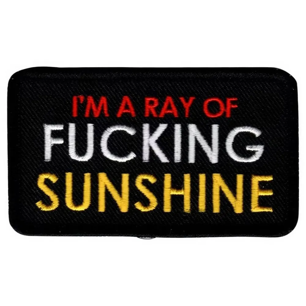 New Märkbar AB Stofmærke I'm a Ray of Fucking Sunshine