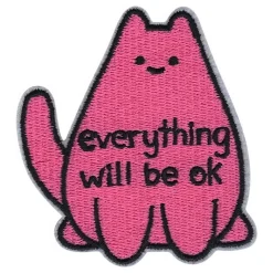 Märkbar AB Stofmærke Kat Everything Will Be OK - Accessories