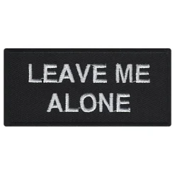 Best Märkbar AB Stofmærke Leave Me Alone