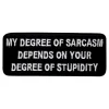 Märkbar AB Stofmærke My Degree of Sarcasm - Accessories