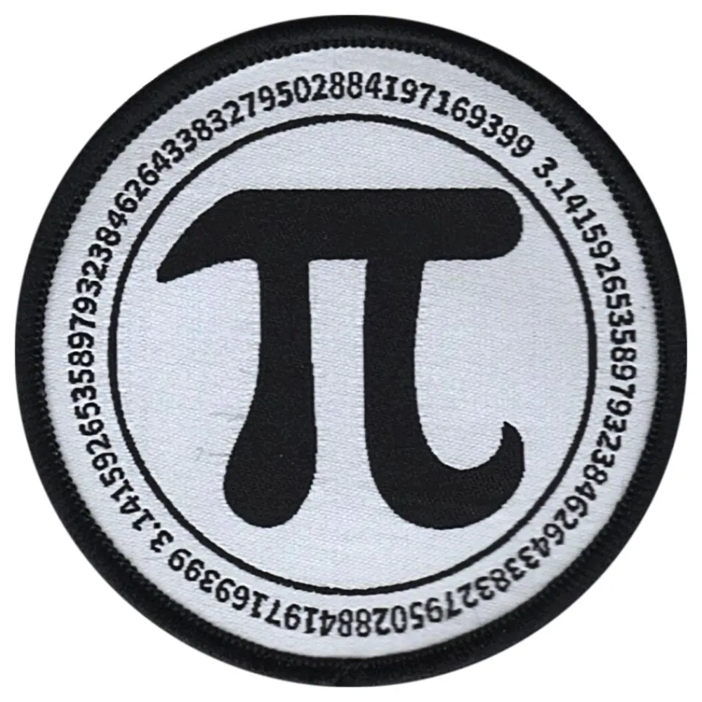Best Märkbar AB Stofmærke Pi 3.141592