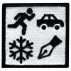Sale Märkbar AB Stofmærke Rebus