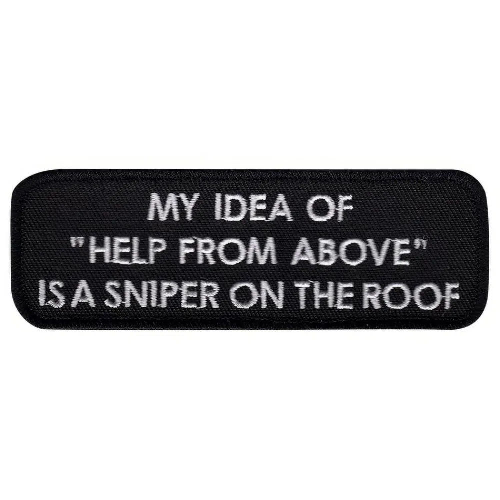Online Märkbar AB Stofmærke Sniper On The Roof