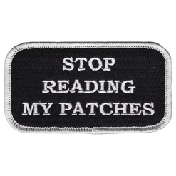 Märkbar AB Stofmærke Stop Reading My Patches