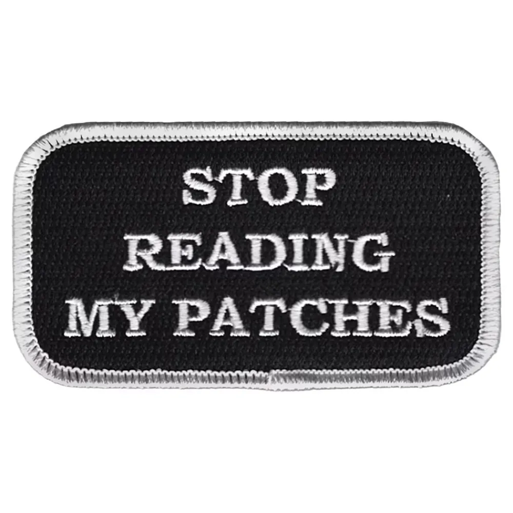 Märkbar AB Stofmærke Stop Reading My Patches