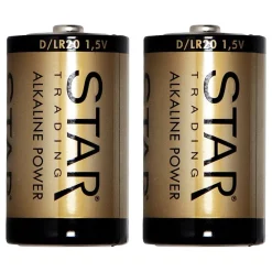 Star Trading AB ST Power Alkaline D-batterier - Teknik|Hjem & Husholdning