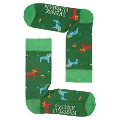 Hot Svensk Husman Socks AB Strømper med Dalaheste