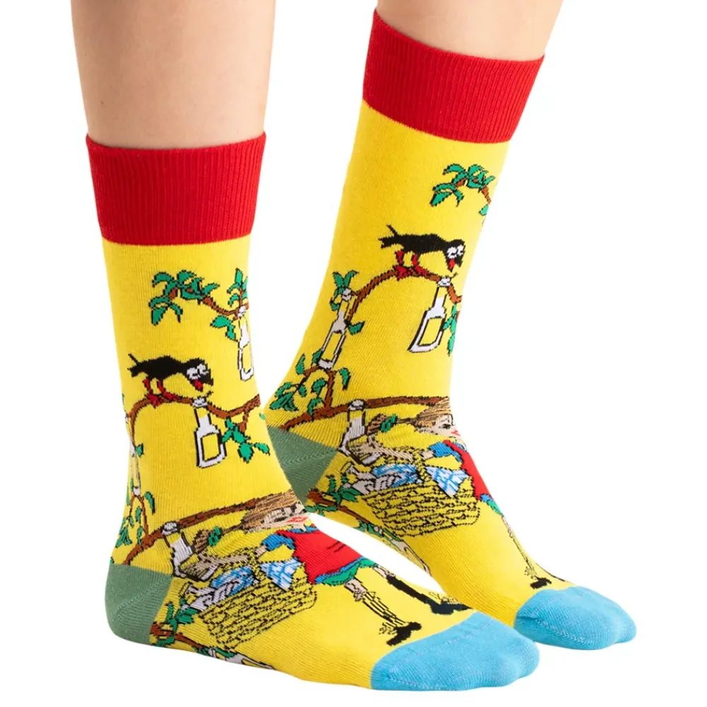 Outlet Svensk Husman Socks AB Strømper Pippi Langstrømpe™ Villa Villekulla Gaveæske