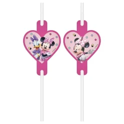 Globos Europe B.V. Sugerør Minnie Mouse - Borddækning|Drinkstilbehør