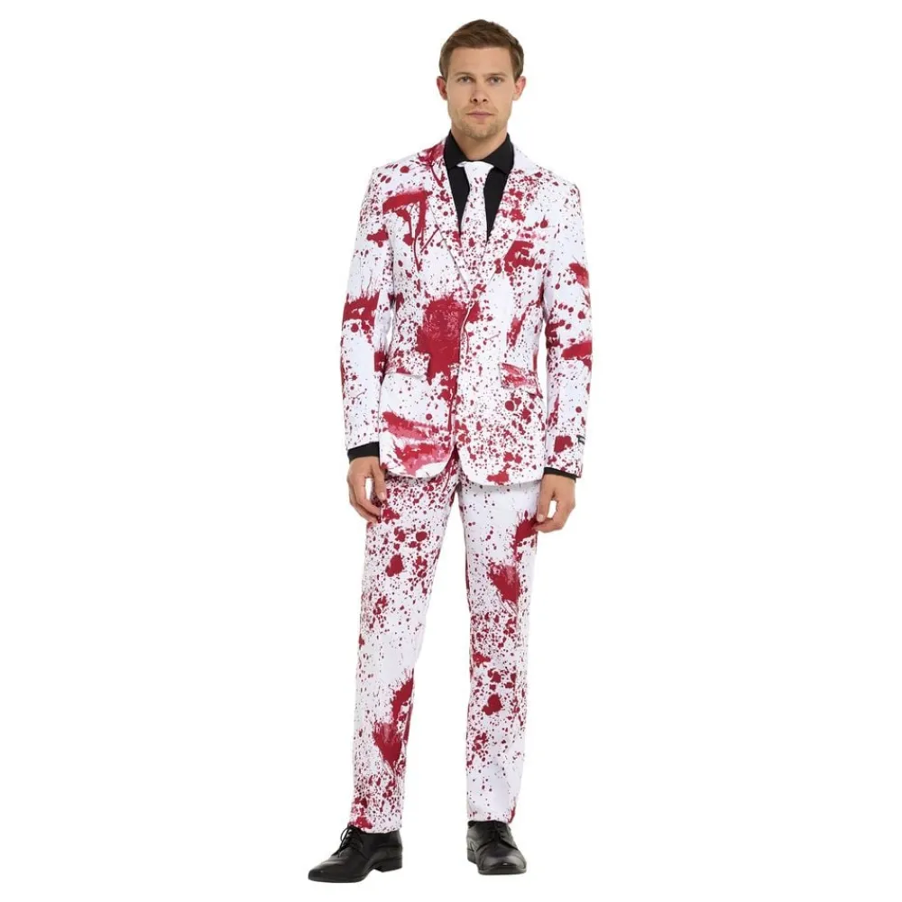 Oppo Merchandise Group B.V. Suitmeister Bloody Suit White Kostume - Tøj|Udklædningskostumer
