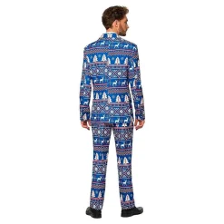 Clearance Oppo Merchandise Group B.V. Suitmeister Christmas Blue Nordic Jakkesæt