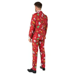 New Oppo Merchandise Group B.V. Suitmeister Christmas Red Icons Light Up Kostume
