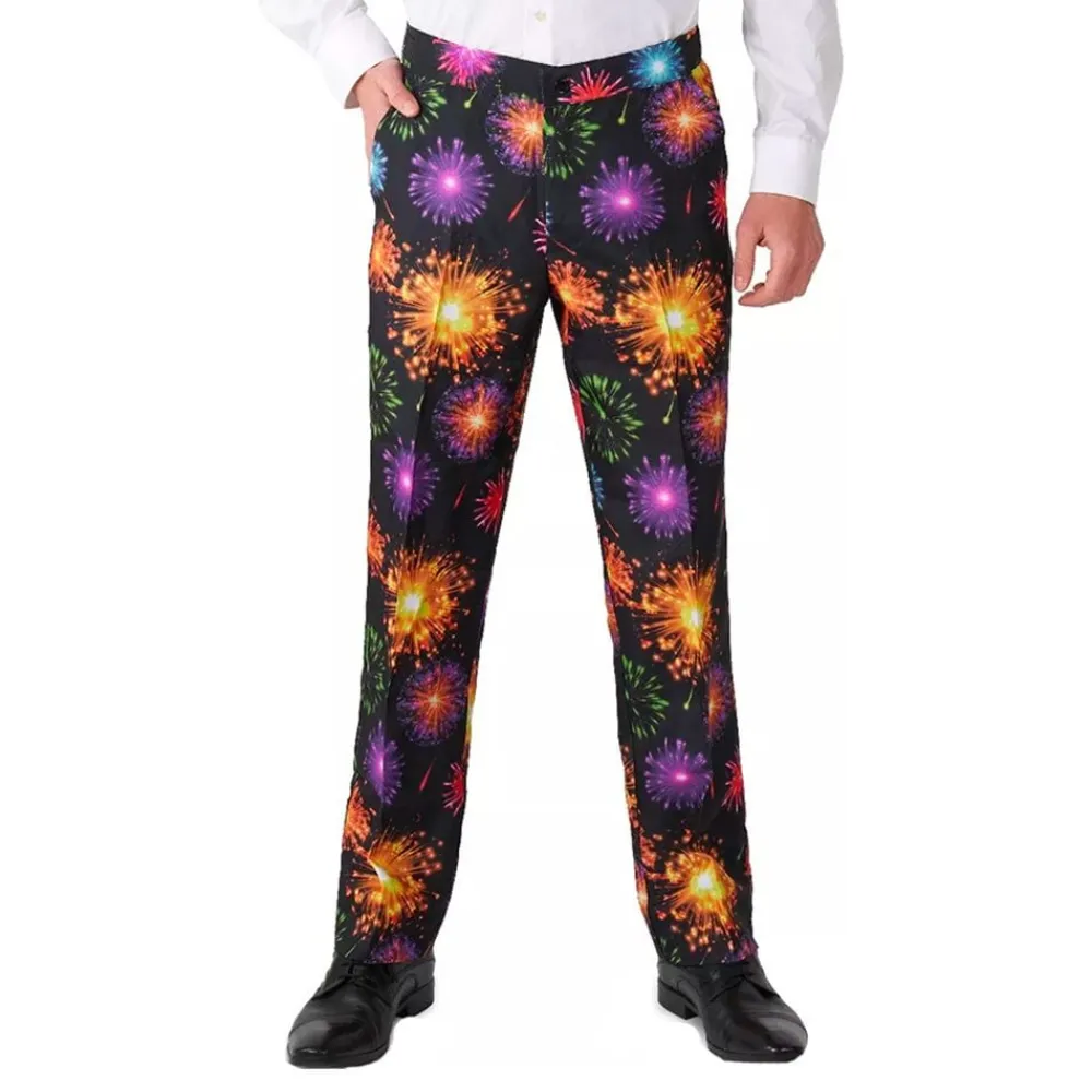 Oppo Merchandise Group B.V. Suitmeister Fireworks Black Jakkesæt - Tøj|Udklædningskostumer