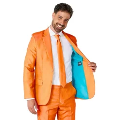 Clearance Oppo Merchandise Group B.V. Suitmeister Orange Jakkesæt