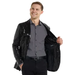 Sale Oppo Merchandise Group B.V. Suitmeister Pailletblazer Sort