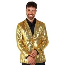 Oppo Merchandise Group B.V. Suitmeister Pailletjakke Gold - Tøj|Tilbehør