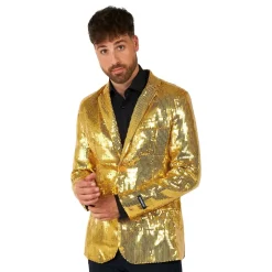 Oppo Merchandise Group B.V. Suitmeister Pailletjakke Gold - Tøj|Tilbehør