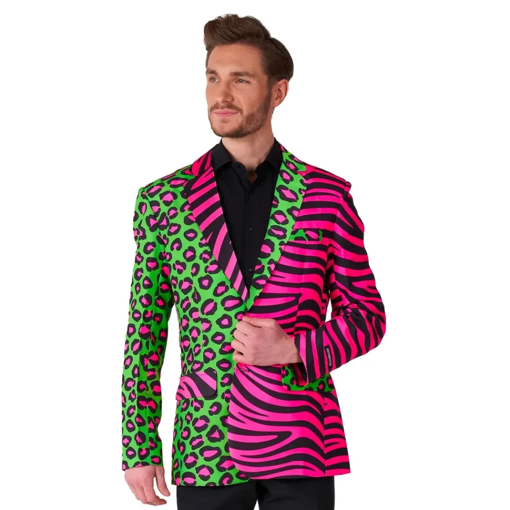 Discount Oppo Merchandise Group B.V. Suitmeister Party Animal Neon Jakke