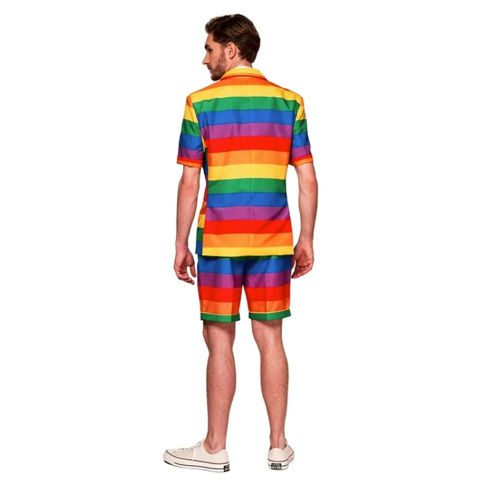 Clearance Oppo Merchandise Group B.V. Suitmeister Rainbow Shorts Jakkesæt