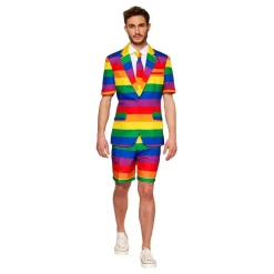 Clearance Oppo Merchandise Group B.V. Suitmeister Rainbow Shorts Jakkesæt