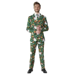 Oppo Merchandise Group B.V. Suitmeister Santa Elves Grøn Jakkesæt - Tøj|Udklædningskostumer