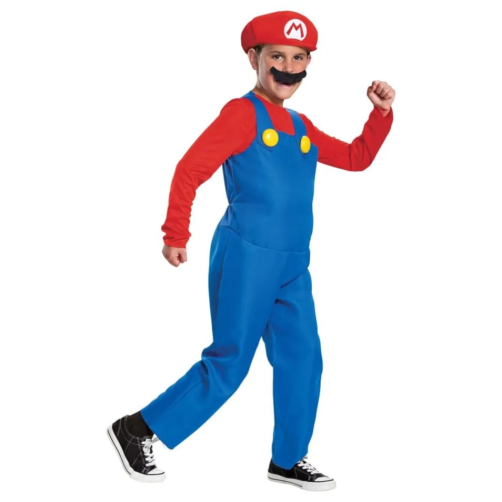 Jakks Europe B.V. Super Mario Deluxe Børnekostume - Udklædningskostumer|Kostumetema
