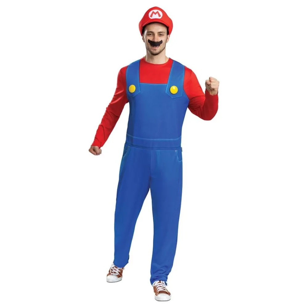 Jakks Europe B.V. Super Mario Klassisk Kostume - Udklædningskostumer|Kostumetema