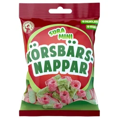ERT Godis AB Sura Mini Kirsebærsnører Økonomipakke - Slik
