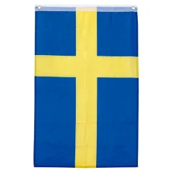 Hisab/Joker Company AB Svensk flag i stof 60x90 cm - Hobby & Fritid|Flag