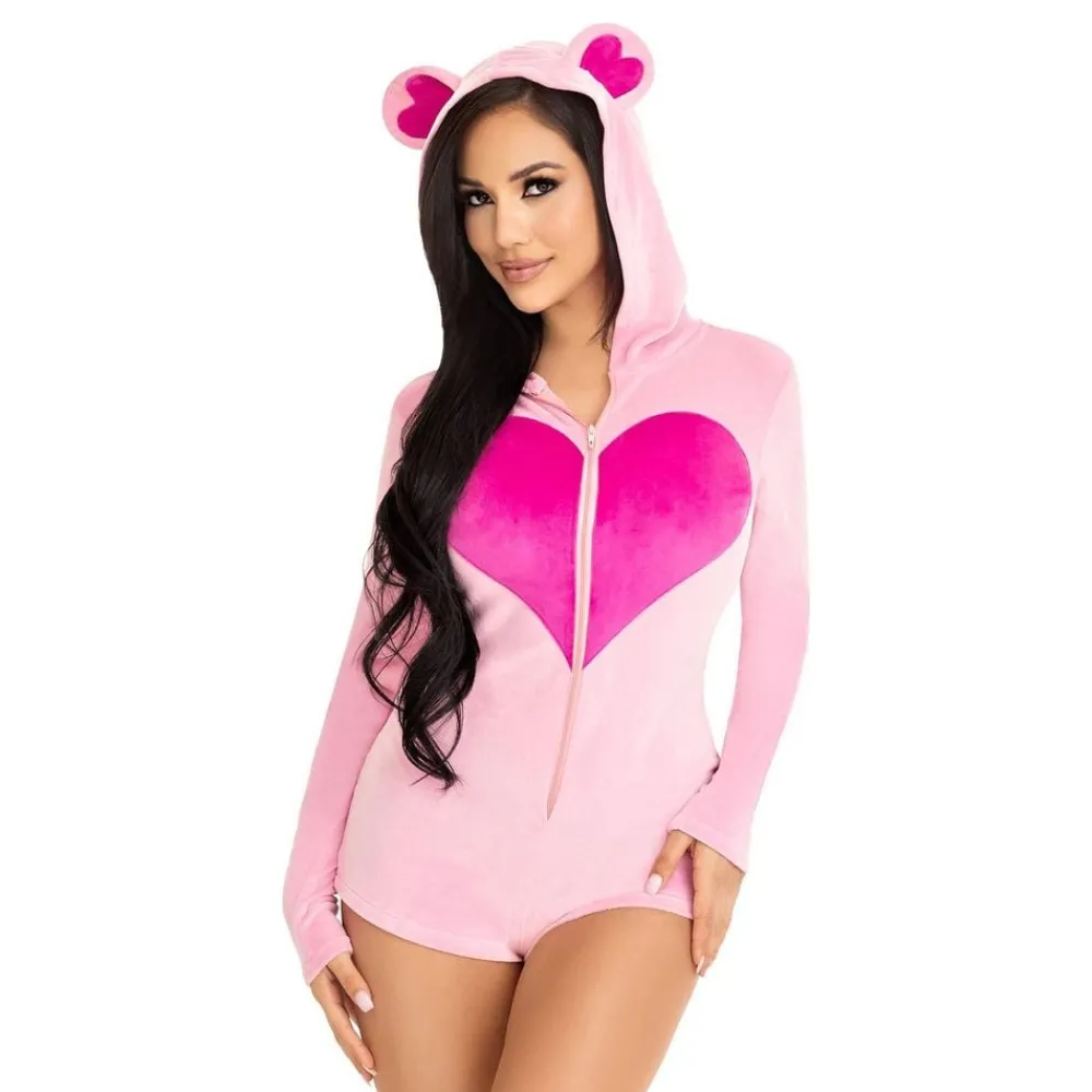 Leg Avenue Europe Sweetheart Bear Body Deluxe Kostume - Tøj|Udklædningskostumer