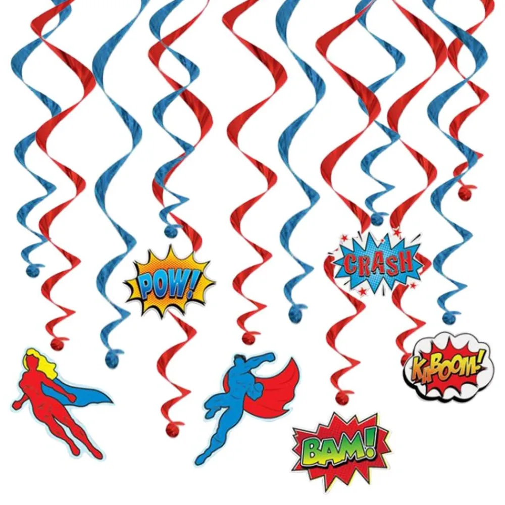Three Sixty Degrees Ltd Swirls Comic Hængende Dekoration - Oppyntning|Hjem & Husholdning