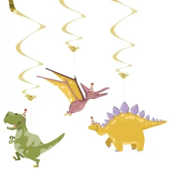Discount Boland Party Partners B.V. Swirls Dinosaurer Hængende Dekorationer