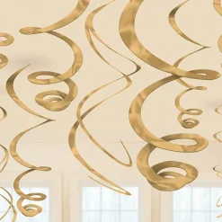 New Reithmüller Europe GmbH Swirls Guld Hængende Dekoration