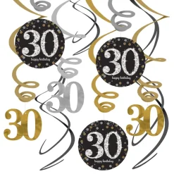 Sale Reithmüller Europe GmbH Swirls 30 Guld/Sølv Hængende Dekoration