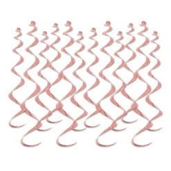 New Three Sixty Degrees Ltd Swirls Roséguld Metallic Hængende Dekoration