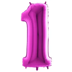 Ballongkungen AB Talballoner Lilla Metallic - Balloner