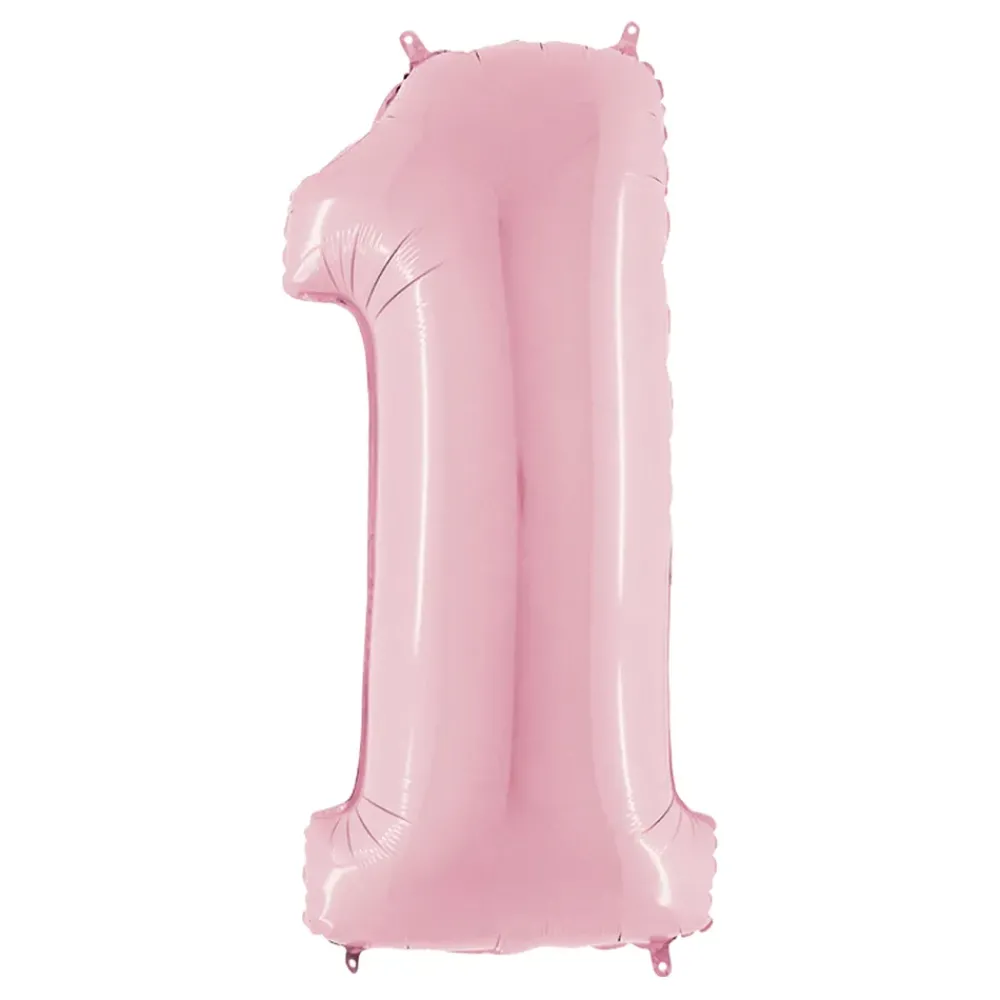 Ballongkungen AB Talballon Lyserød Pastel - Balloner