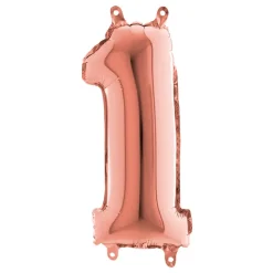 New Ballongkungen AB Talballon Mini Roséguld/Metallic