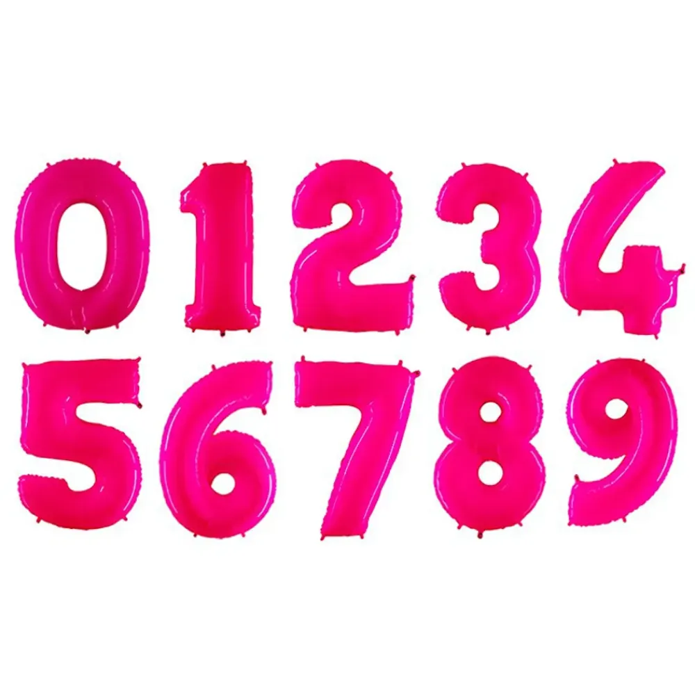 Ballongkungen AB Tal-ballon Neon Lyserød - Balloner