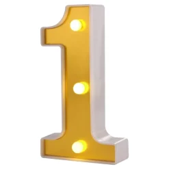 New Partyking AB Tal Guld med LED-Belysning